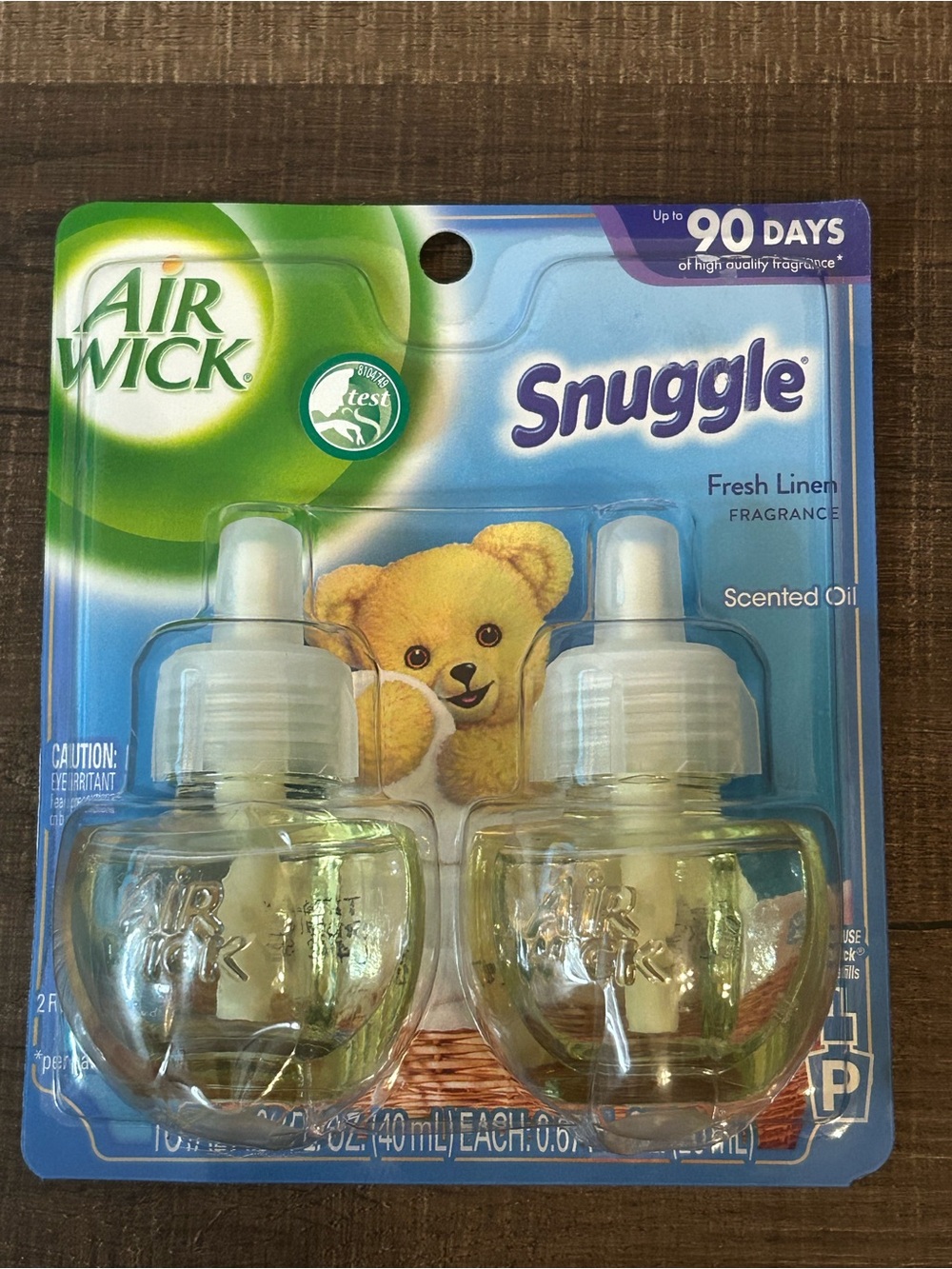 Air Wick Snuggle Fresh Linen Scented Oil Refills (2 as shown) NEW! RARE!